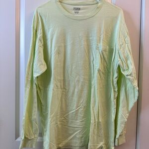 PINK Light Green Long Sleeve Shirt